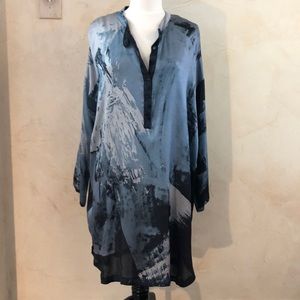 Johnny Was Biya Siik Tunic Size Small